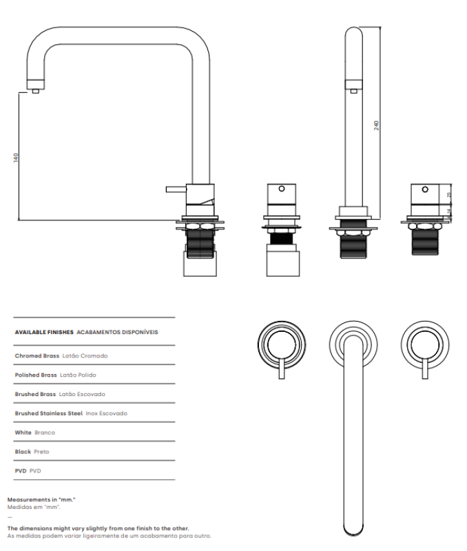 Waterevolution Flow torneira de cozinha angular de 3 furos com bica giratória e conexão para água filtrada cromo T152H01
