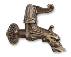 Torneira de Parede Vintage para Jardim PB, Torneira de Água Fria em Bronze com Conexão para Mangueira de Jardim e Alavanca 1208969785