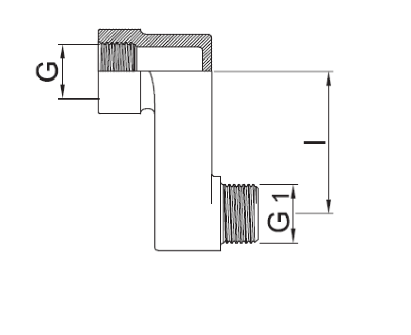 PB Conexão S 10mm Excêntrica G 1/2” G1 1/2” 1208969804