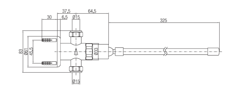 PB Torneira Autosselante Temporizada com Acionamento por Joelho 8-12” 1208969810