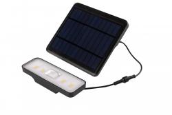 Luminária solar com sensor de movimento e crepúsculo DAVOS, LED, 1000lm, 4000K, 2000mAh, IP54, preto