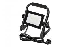 NELI Refletor Portátil, LED, 30W, 2700lm, 6400K, AC220-240V, IP65, cabo de 1,5m