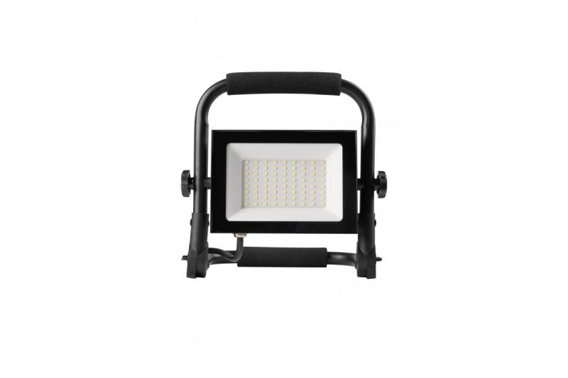 NELI Projetor Portátil, LED, 50W, 4500lm, 6400K, AC220-240V, IP65, cabo de 1,5m