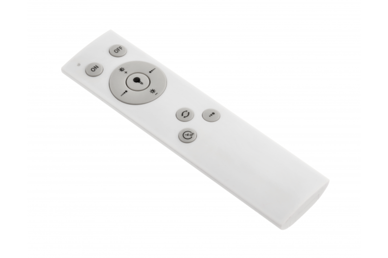 Lâmpada de teto SORI LED, Ø490mm, CCT, 48W, 3840lm, AC180-250V, 50/60 Hz, PF>0,9, IP54, controle remoto, branco, 3 anos de garantia.