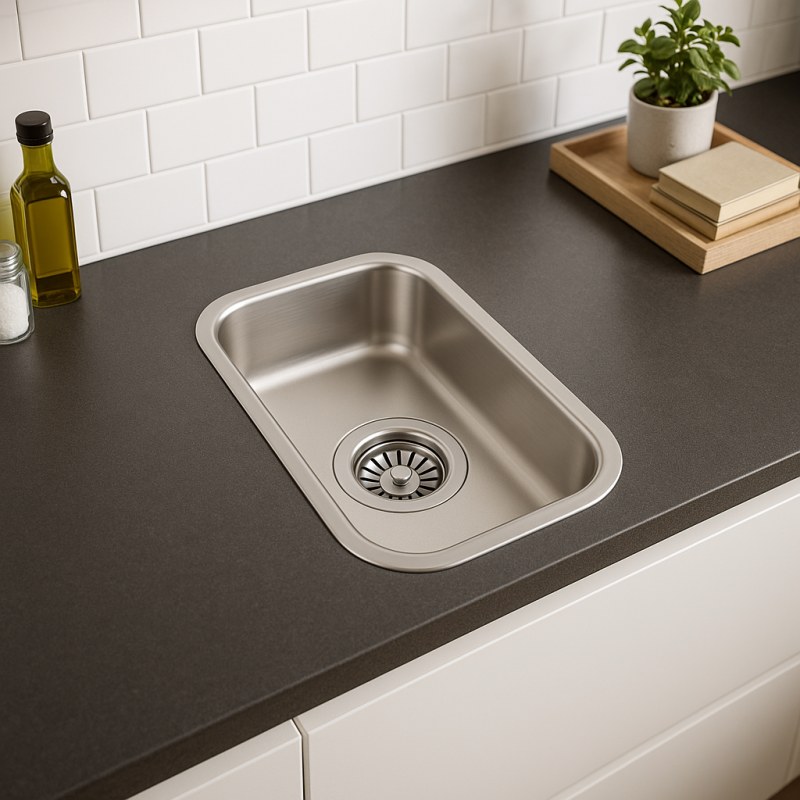 Banka IB1530 Aço Inoxidável Pia 146 x 296 mm Embutida 1208970041