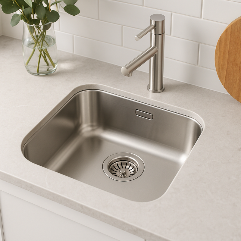 Banka IB3440 Aço Inoxidável Pia 34 x 40 cm Embutida 1208970046