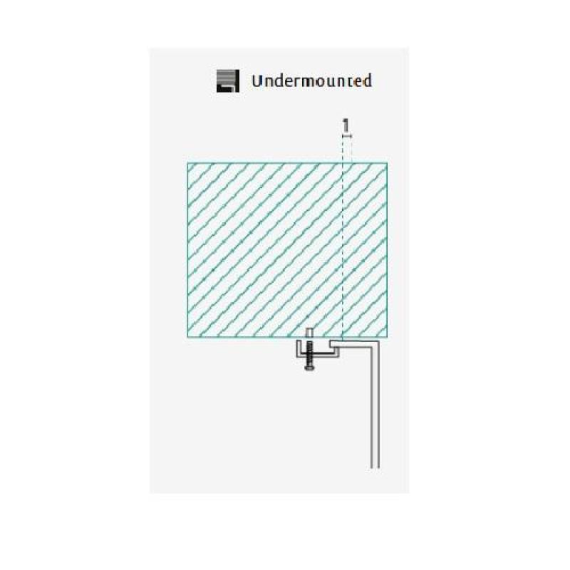 Banka P18380 Inox Pias redondas rasas com escorredor 45 cm Montagem em cima e embutida 1208970057