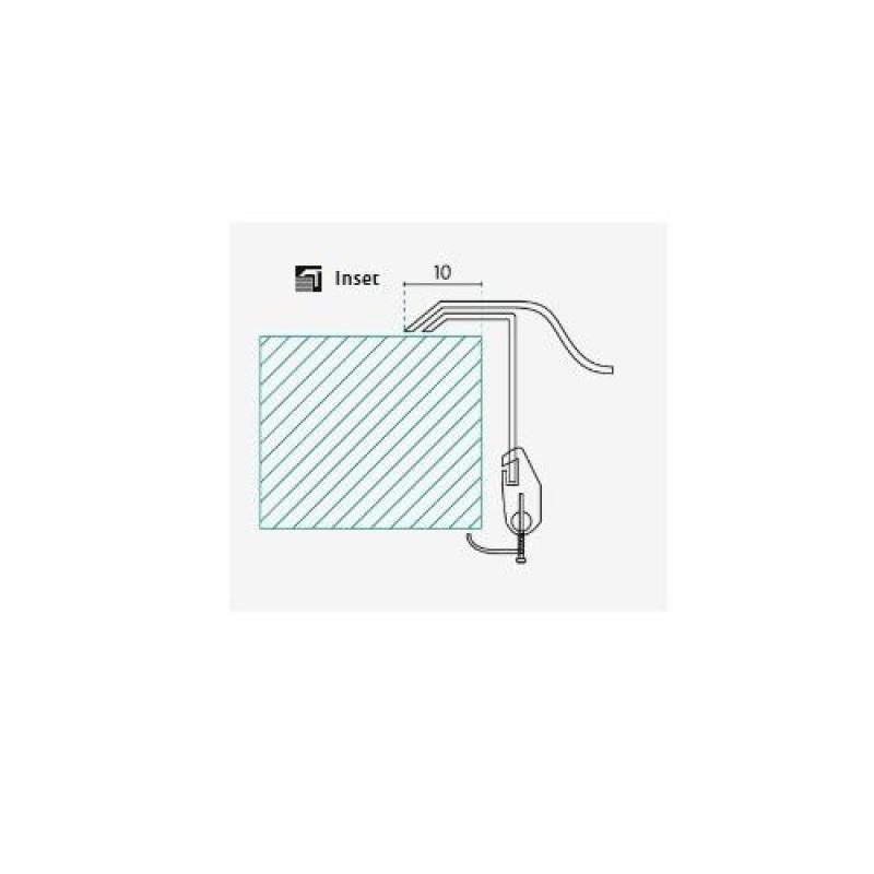 Banca Detroit Pia de Cozinha em Aço Inoxidável 381 x 381 mm Montagem de Sobrepor com Furo para Torneira 1208970074