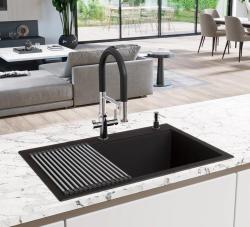 Ausmann Claridge Torneira de Cozinha 3 Vias com Bica Flexível e Água Filtrada – Cromado - 1208970091