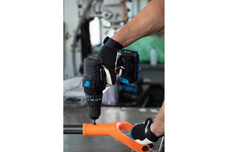 Högert potente furadeira de impacto sem fio, sem escovas, 18V.