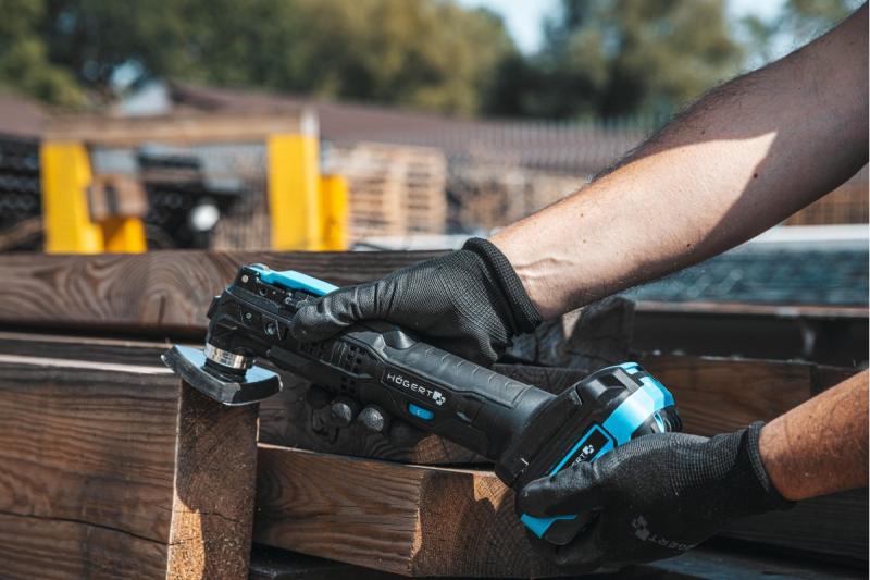 HÖGERT potente ferramenta multifuncional sem fio, 18V, sem bateria.