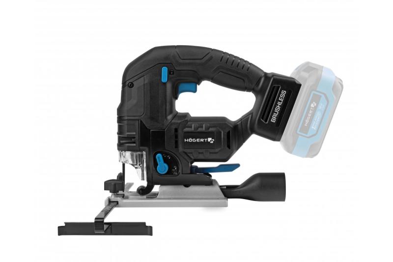 HÖGERT serra tico-tico a bateria, 18V, punho antivibração - sem bateria