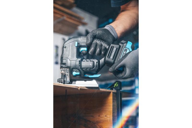 HÖGERT serra tico-tico a bateria, 18V, punho antivibração - sem bateria