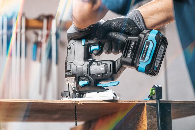 HÖGERT serra tico-tico a bateria, 18V, punho antivibração - sem bateria