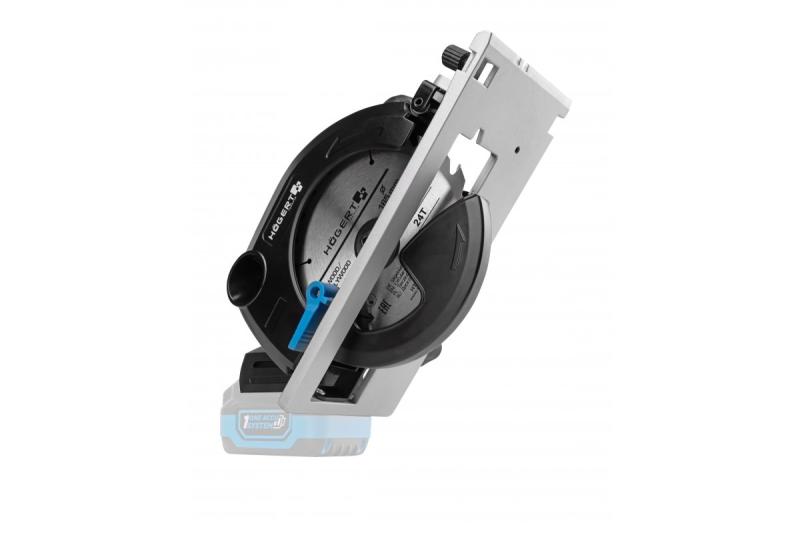 HÖGERT serra circular a bateria, 18V, sem bateria, conexão para aspirador de pó