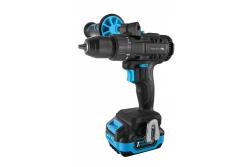 HÖGERT Brushless set de parafusadeira a bateria, 18V, com suporte para bits, carregador e bateria.