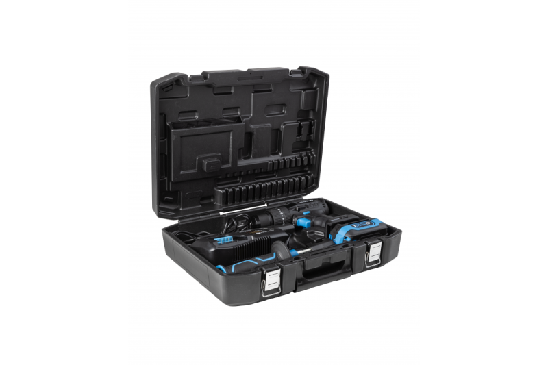 HÖGERT furadeira de impacto a bateria, 18V para tijolo, pedra, madeira, metal e plástico.