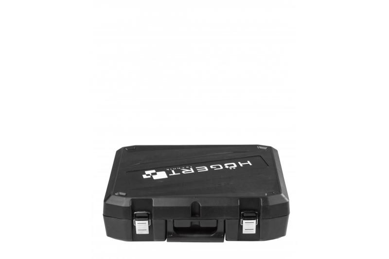 HÖGERT Rebarbadora sem fio com interruptor de pala, 125MM, 18V - Conjunto (bateria, carregador, acessórios)