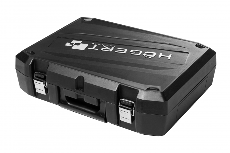 HÖGERT Rebarbadora sem fio com interruptor de pala, 125MM, 18V - Conjunto (bateria, carregador, acessórios)