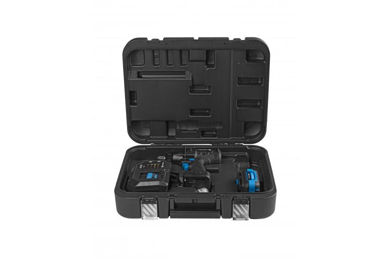 HÖGERT conjunto de chave de impacto sem fio, sem escovas, 18V, com bateria, carregador