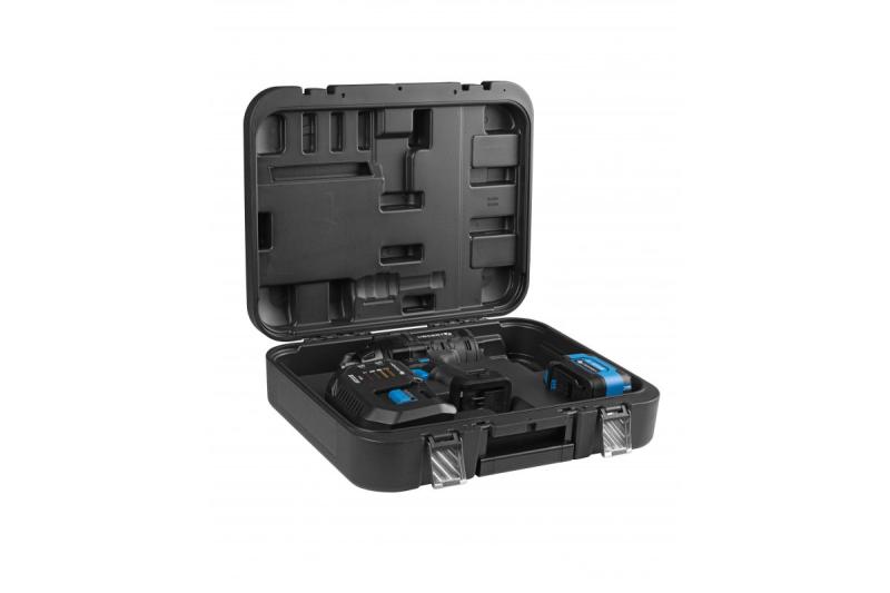 HÖGERT conjunto de chave de impacto sem fio, sem escovas, 1000 Nm, 18V com bateria, carregador