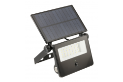 Luz de inundação solar LUMOS II, LED, 2000lm, 6400K, 2600mAh substituível, IP65, preto