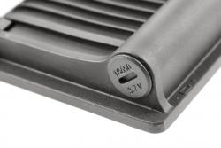 Luz de inundação solar LUMOS II, LED, 3000lm, 6400K, 2x2600mAh substituível, IP65, preto