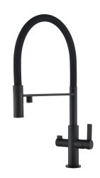 Ausmann Claridge Torneira de Cozinha 3 em 1 com Bica Flexível e Água Filtrada – Preto - 1208970506