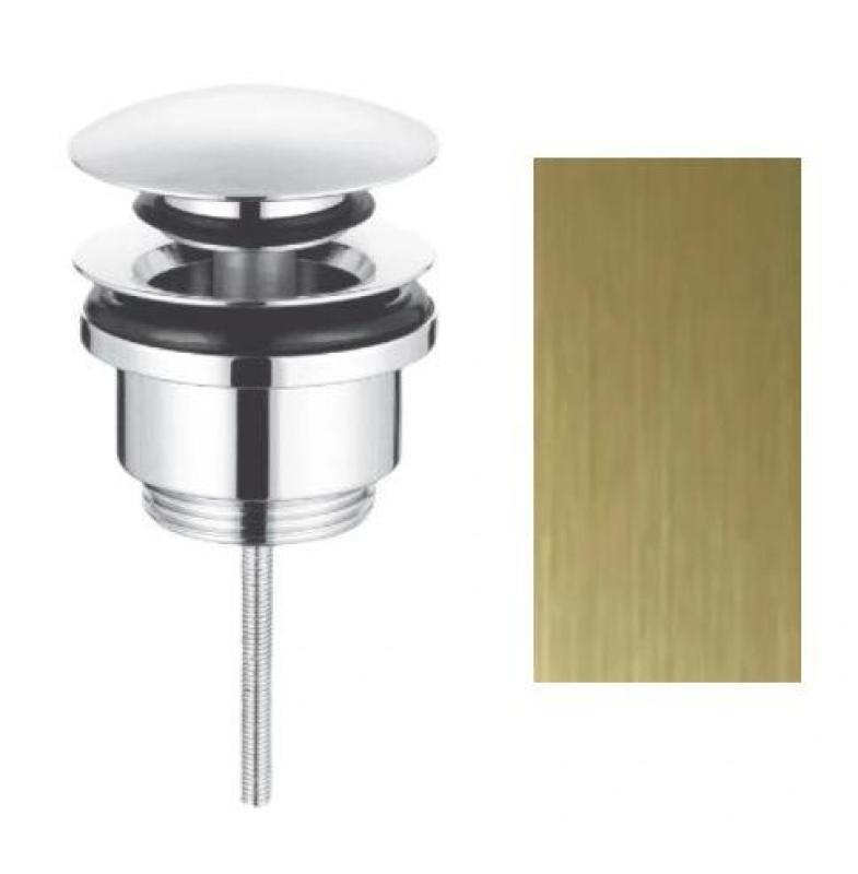 Waterevolution Flow válvula de drenagem 1.1/4 PVD ouro escovado M199VAL1WGE