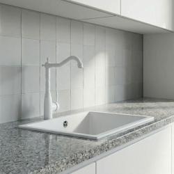 Graniteland Verve torneira de cozinha clássica nostálgica branca 1208970653