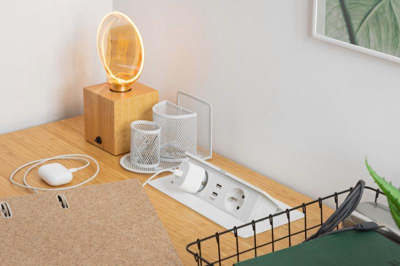 Módulo de tomada extensível suave.