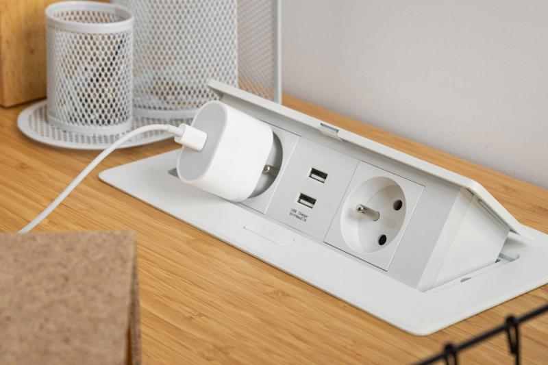 Módulo de tomada extensível suave.