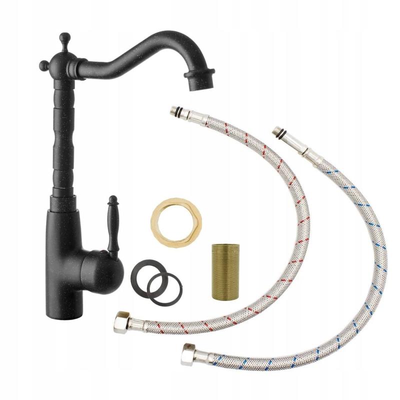 Graniteland Verve Torneira de Cozinha Aparência de Pedra Calcária com Bica Giratória 1208970701