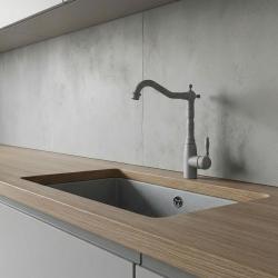 Graniteland Verve Misturador de Cozinha Cinza com bica giratória 1208970703