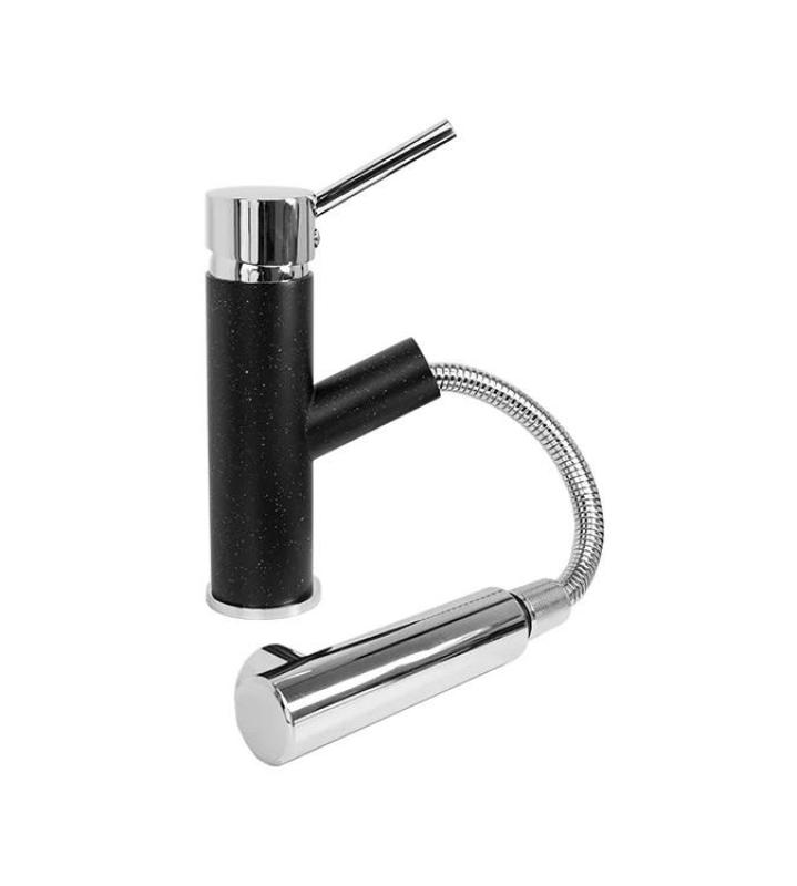 Graniteland Ceres Torneira de Cozinha com Aparência de Pedra Azul com Bica Extensível e Chuveiro de Mão com Dupla Função 1208970706