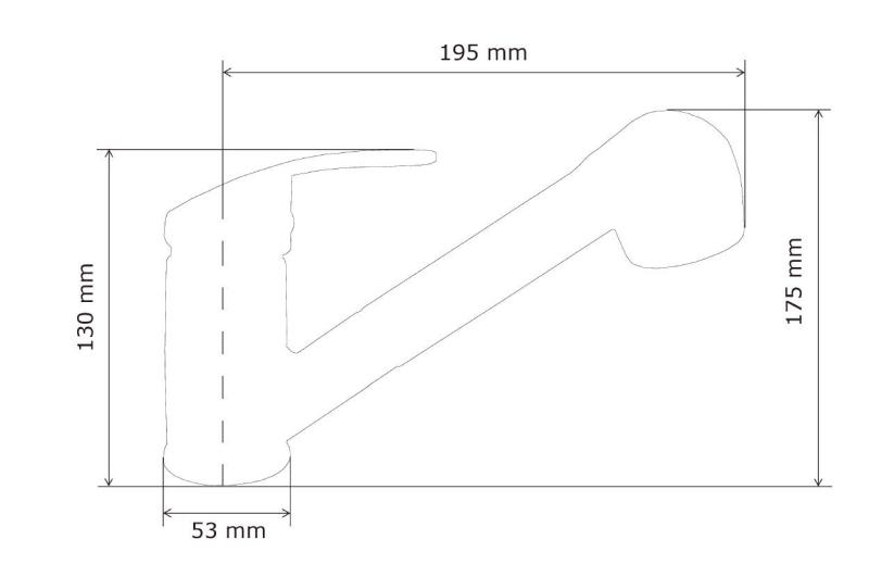 Graniteland Rhea Torneira de Cozinha Branca com Bica Retrátil e Chuveiro de Mão com Dupla Função 1208970714