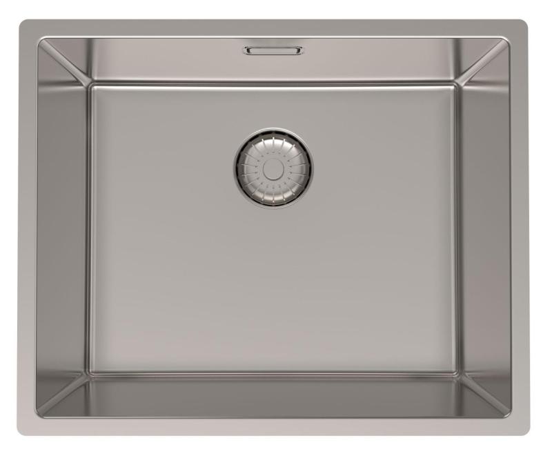 Pure.Sink Prestige Conjunto combinado Pia de aço inoxidável 50x40 cm com Torneira de cozinha em aço inoxidável 1208970762