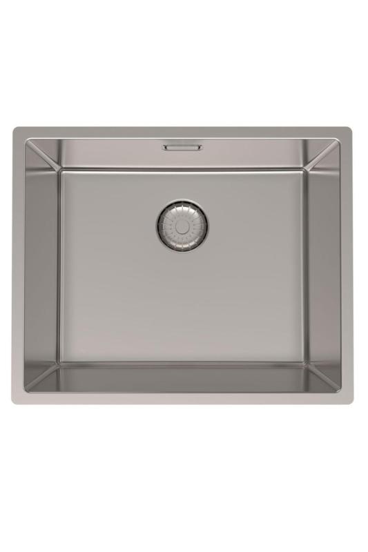 Pure.Sink Prestige Conjunto combinado Pia de aço inoxidável 50x40 cm com Torneira de cozinha em aço inoxidável 1208970762