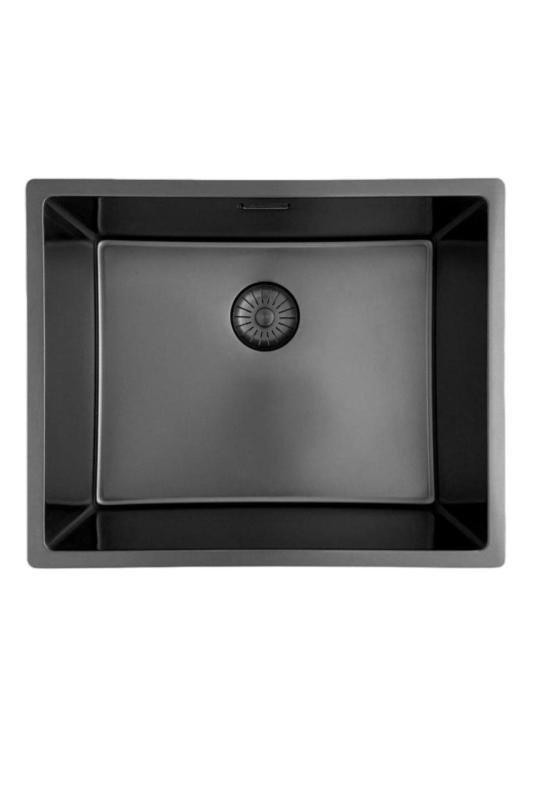 Pure.Sink Prestige Conjunto de combinação Pia de metal 50x40 cm com Torneira de cozinha de metal 1208970763