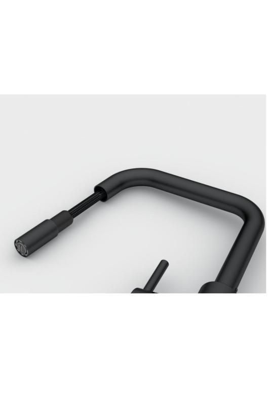 Franke Lina U Torneira de Cozinha Preta com Bico Retrátil 115.0728.477