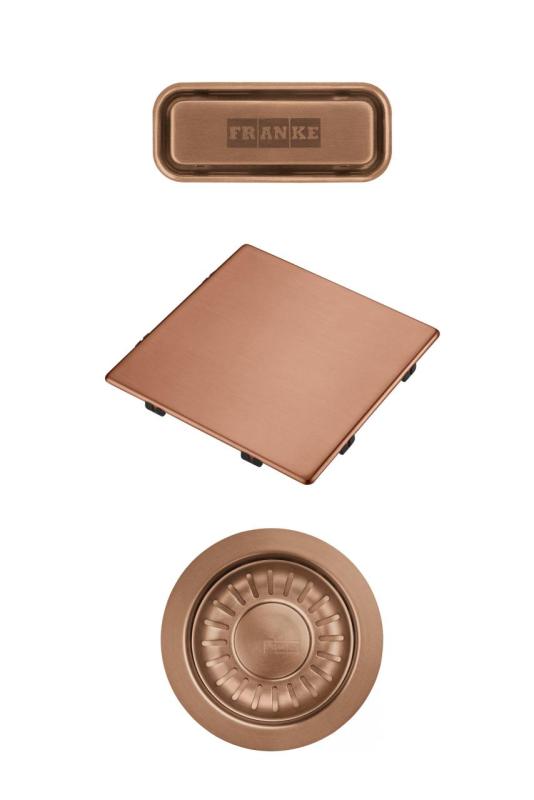 Franke Kubus 2.0 conjunto de cores Conjunto de drenagem Cobre 1208970832