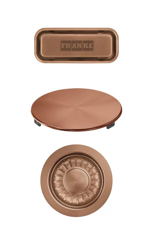 Conjunto de cores Franke Maris Conjunto de drenagem Cobre 1208970842