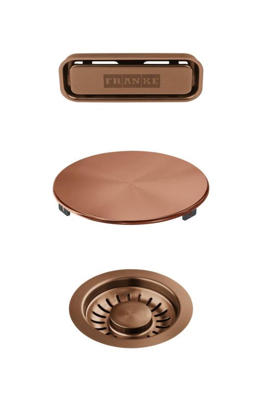 Conjunto de cores Franke Maris Conjunto de drenagem Cobre 1208970842