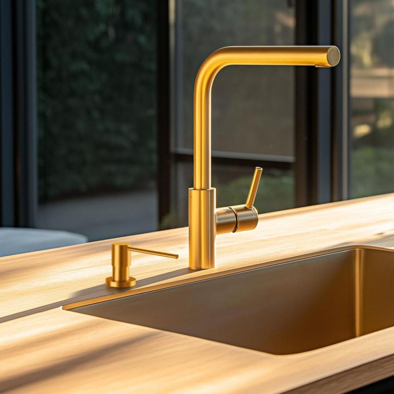 Ausmann Lírio Dispensador de Sabão Embutido Ouro recarregável de cima 1208971199