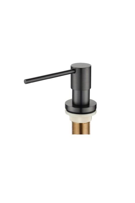 Dispensador de Sabonete Embutido Ausmann Lirio em Metal de Arma, recarregável por cima 1208971201