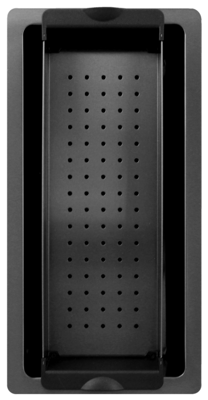 Pure.Sink Exclusivo Gun metal pequena pia 18x40 cm 10mm raio de submontagem, superfície e sobreposição PEX1840-61