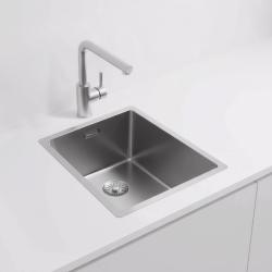 Pure.Sink Exclusivo pia RVS 34x40 cm raio de 10mm para embutir, instalação plana e sobreposta PEX3440-02