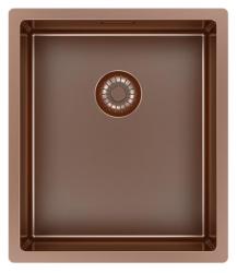 Pure.Sink Exclusivo Cobre pia 34x40 cm raio de 10mm embutido, nivelado e sobreposto PEX3440-62
