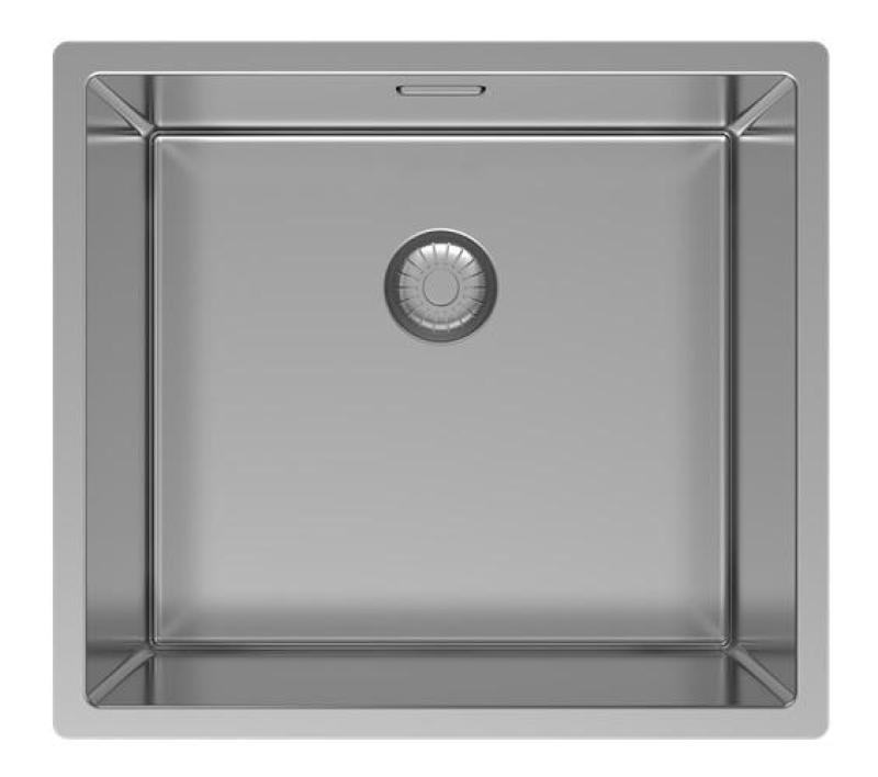 Pure.Sink Exclusivo RVS pia 45x40 cm raio de 10mm embutido, de montagem plana e de sobreposição PEX4540-02
