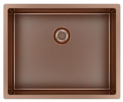 Pure.Sink Exclusivo Bacia de cobre 50x40 cm raio de 10mm submontagem, montagem plana e montagem em superfície PEX5040-62